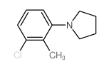 1-(3-Chloro-2-methylphenyl)pyrrolidine Structure