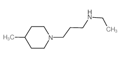 N-Ethyl-3-(4-methyl-1-piperidinyl)-1-propanamine结构式