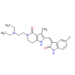 Famitinib (SHR1020) structure