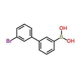 3'-Bromo-3-biphenylboronic Acid Structure