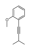 1-methoxy-2-(3-methylbut-1-ynyl)benzene结构式
