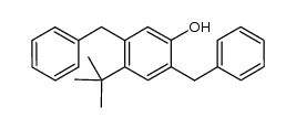 2,5-dibenzyl-4-(tert-butyl)phenol Structure