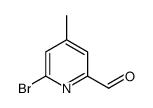 6-bromo-4-methylpyridine-2-carbaldehyde Structure