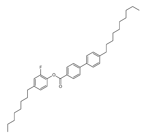 (2-fluoro-4-octylphenyl) 4-(4-decylphenyl)benzoate结构式