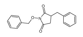 3-benzyl-1-phenylmethoxypyrrolidine-2,5-dione Structure