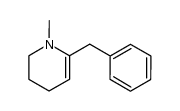 6-benzyl-1-methyl-1,2,3,4-tetrahydro-pyridine Structure