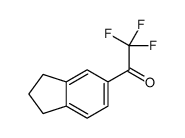 Ethanone, 1-(2,3-dihydro-1H-inden-5-yl)-2,2,2-trifluoro- (9CI) Structure