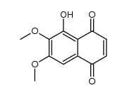 5-hydroxy-6,7-dimethoxynaphthalene-1,4-dione结构式
