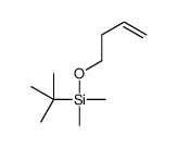 BUT-3-ENYLOXY-TERT-BUTYL-DIMETHYL-SILANE结构式