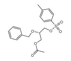 (S)-2-(benzyloxy)-3-(tosyloxy)propyl acetate Structure