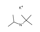 potassium tert-butyl(isopropyl)amide结构式