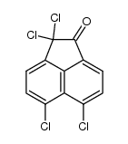 2,2,5,6-tetrachloroacenaphthylen-1(2H)-one结构式