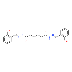 N'~1~,N'~6~-bis(2-hydroxybenzylidene)hexanedihydrazide Structure