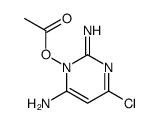 (6-amino-4-chloro-2-iminopyrimidin-1-yl) acetate Structure