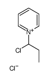 1-(1-chloropropyl)pyridin-1-ium,chloride Structure