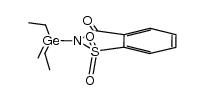 o-sulfobenzoic cyclic (triethylgermyl)imide结构式