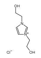 1,3-bis-(2-hydroxy-ethyl)-imidazolium, chloride结构式