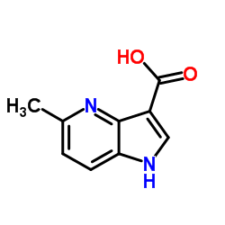 5-Methyl-4-azaindole-3-carboxylic acid Methyl ester结构式