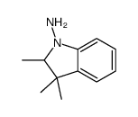 2,3,3-trimethyl-2H-indol-1-amine Structure