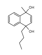 1-butyl-4-methyl-1,4-dihydronaphthalene-1,4-diol结构式