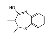 2,3-dimethyl-3,5-dihydro-2H-1,5-benzothiazepin-4-one结构式