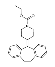 ethyl 4-(5H-dibenzo[a,d]cyclohepten-5-ylidene)-1-piperidinecarboxylate Structure