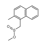 methyl (2-methyl-1-naphthyl)methanesulfinate Structure