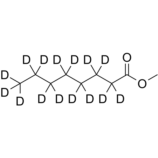 Methyl octanoate-d15 Structure