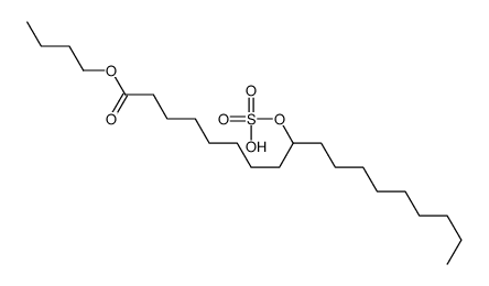 1-butyl 9-(sulphonatooxy)octadecanoate structure