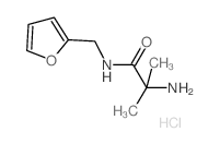 2-Amino-N-(2-furylmethyl)-2-methylpropanamide hydrochloride结构式