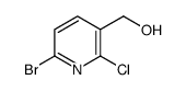 (6-Bromo-2-chloropyridin-3-yl)methanol structure