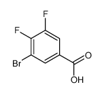 3-Bromo-4,5-difluorobenzoic acid structure