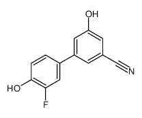 3-(3-fluoro-4-hydroxyphenyl)-5-hydroxybenzonitrile Structure
