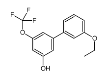 3-(3-ethoxyphenyl)-5-(trifluoromethoxy)phenol结构式