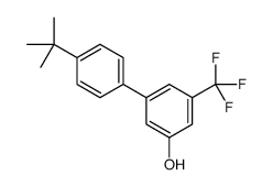 3-(4-tert-butylphenyl)-5-(trifluoromethyl)phenol Structure
