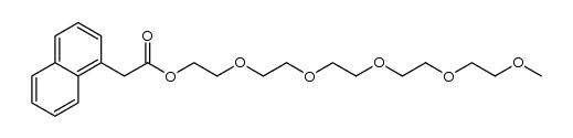 2-(2'-(2''-(2'''-(2''''-methoxyethoxy)ethoxy)ethoxy)ethoxy)ethyl 1-naphthaleneacetate Structure