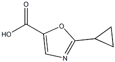 2-Cyclopropyl-oxazole-5-carboxylic acid Structure