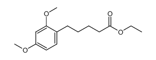 ethyl 5-(2,4-dimethoxyphenyl)pentanoate结构式