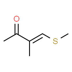 3-Buten-2-one, 3-methyl-4-(methylthio)-, (E)- (9CI) Structure
