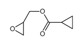 Cyclopropanecarboxylic acid, oxiranylmethyl ester (9CI) Structure