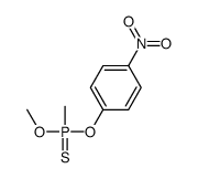 methoxy-methyl-(4-nitrophenoxy)-sulfanylidene-λ5-phosphane结构式