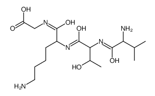 Val-Thr-Lys-Gly结构式