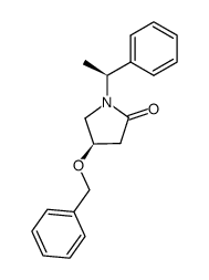 1-(1'-phenylethyl)-4-phenylmethoxypyrrolidin-2-one Structure