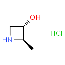 trans-2-methylazetidin-3-ol hydrochloride结构式