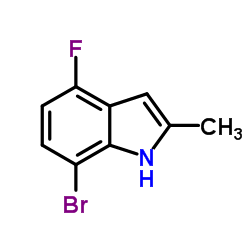 7-Bromo-4-fluoro-2-methyl-1H-indole Structure
