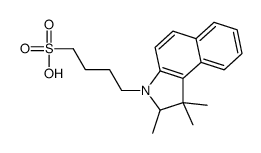 4-(1,1,2-trimethyl-2H-benzo[e]indol-3-yl)butane-1-sulfonic acid结构式