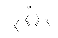 (4-methoxybenzyl)dimethylsulphonium chloride结构式