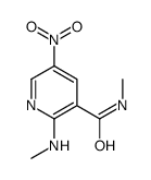 5-NITRO-N-METHYL-2-(METHYLAMINO)PYRIDINE-3-CARBOXAMIDE structure