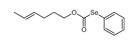 O-((E)-hex-4-en-1-yl) Se-phenyl selenocarbonate结构式