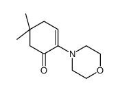 5,5-dimethyl-2-morpholin-4-ylcyclohex-2-en-1-one结构式